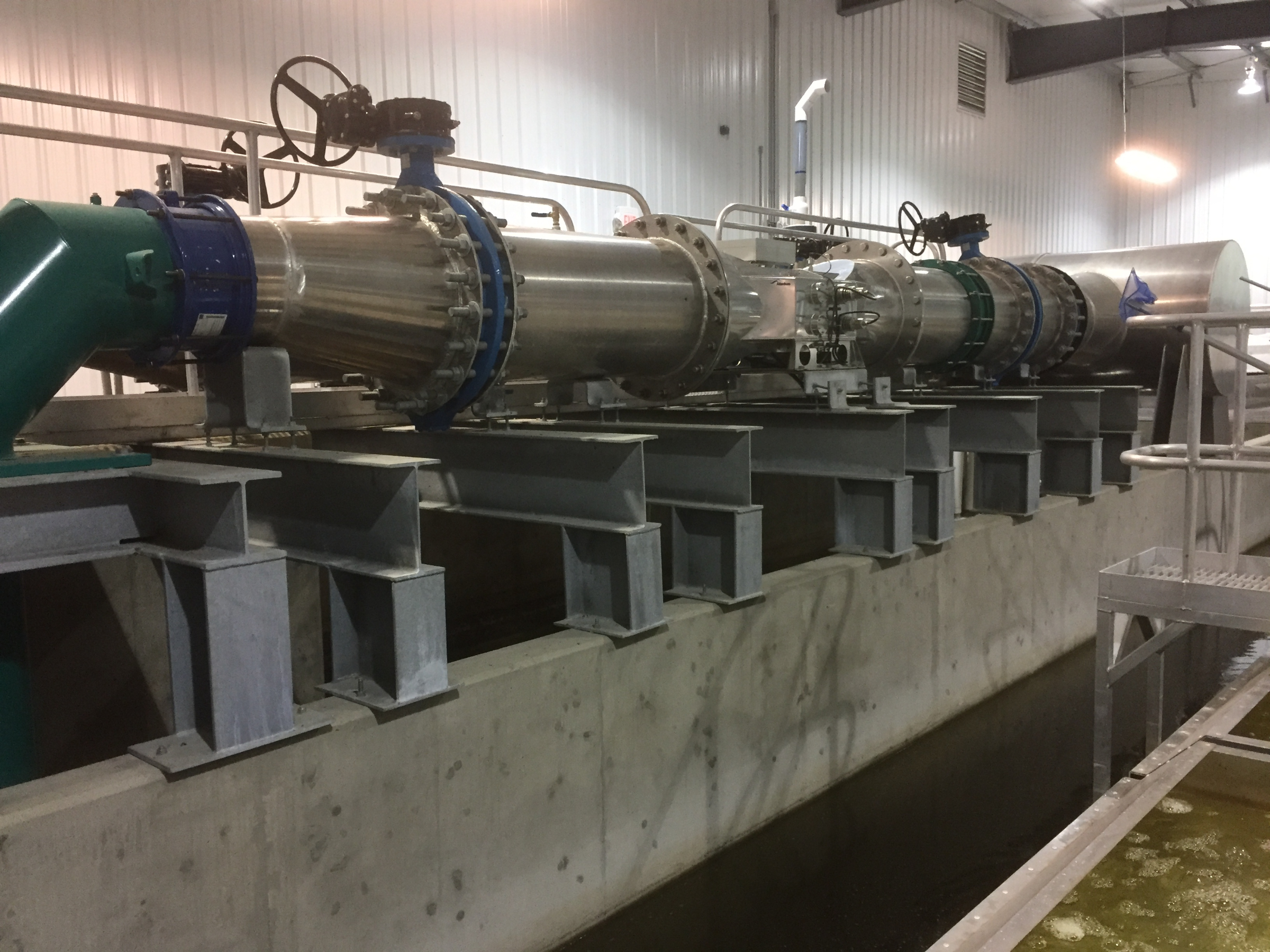 Interior systems at Big Tree Creek Hatchery