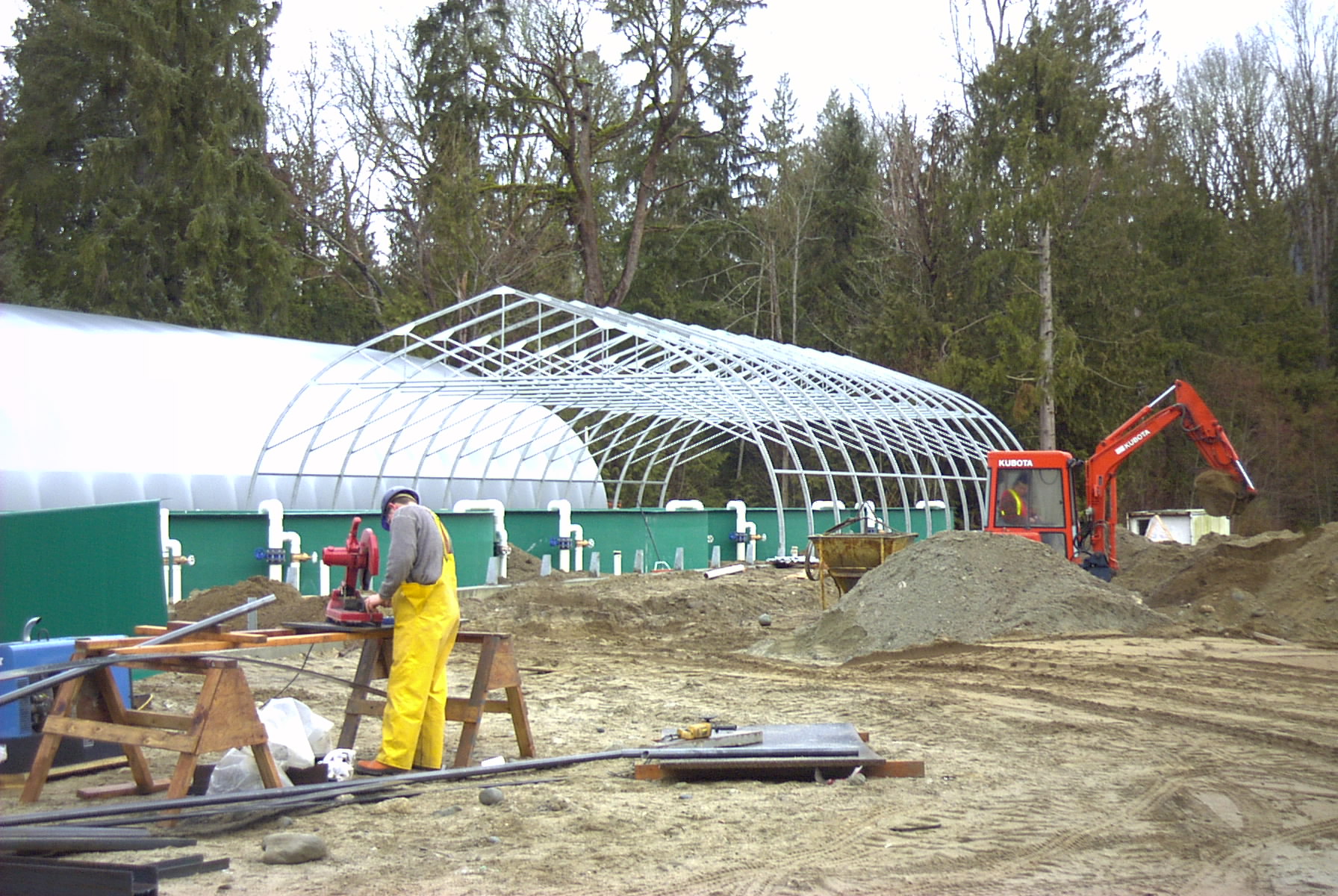 RAS recirculating aquaculture system Hydrotech drum filter aquaculture