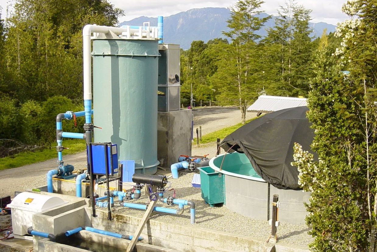 RAS recirculating aquaculture system pressure packed columns aquaculture