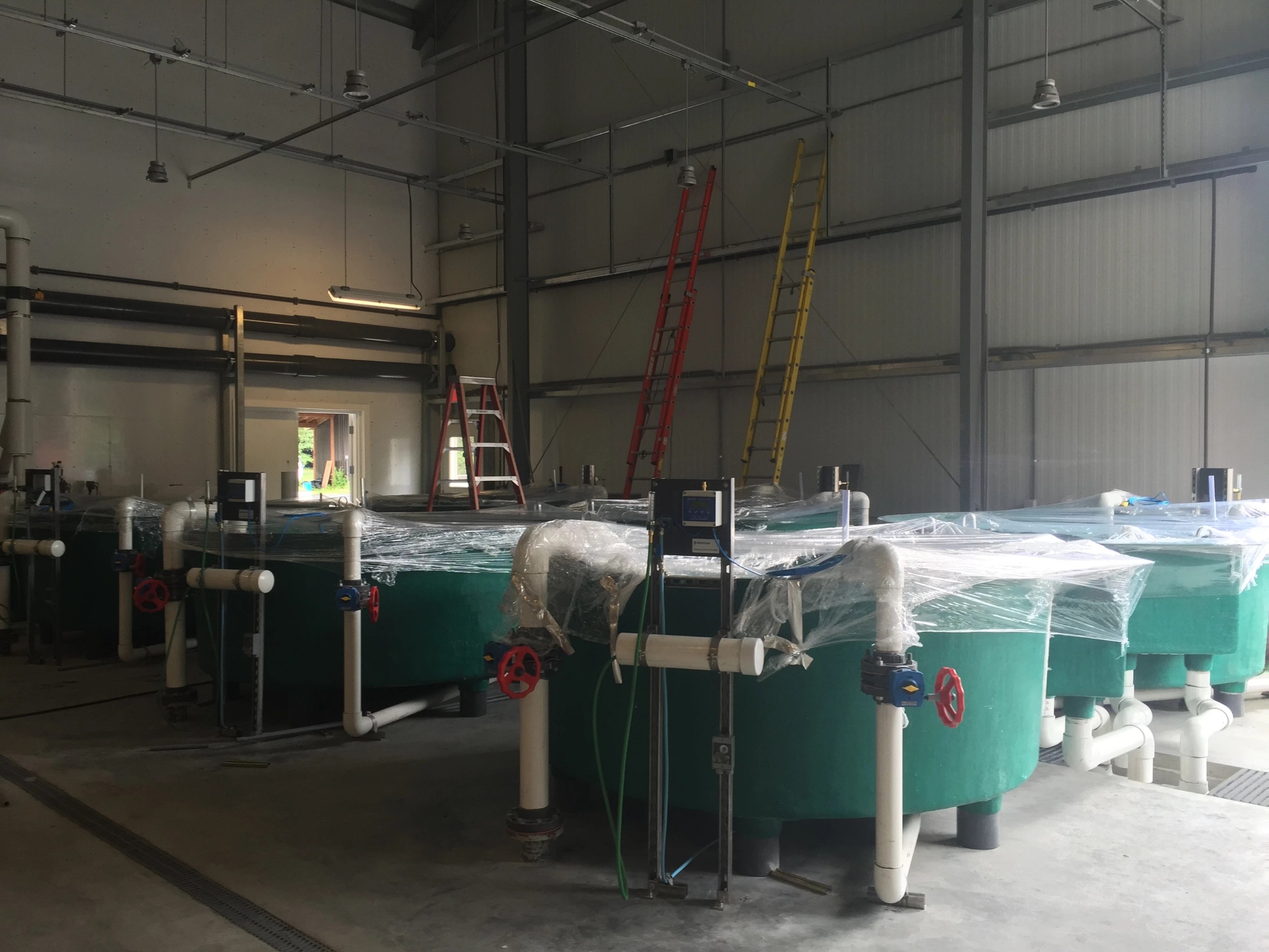 RAS Recirculating Aquaculture System Design Hydrotech Drum Filter At The Southern Southeast Regional Aquaculture Association