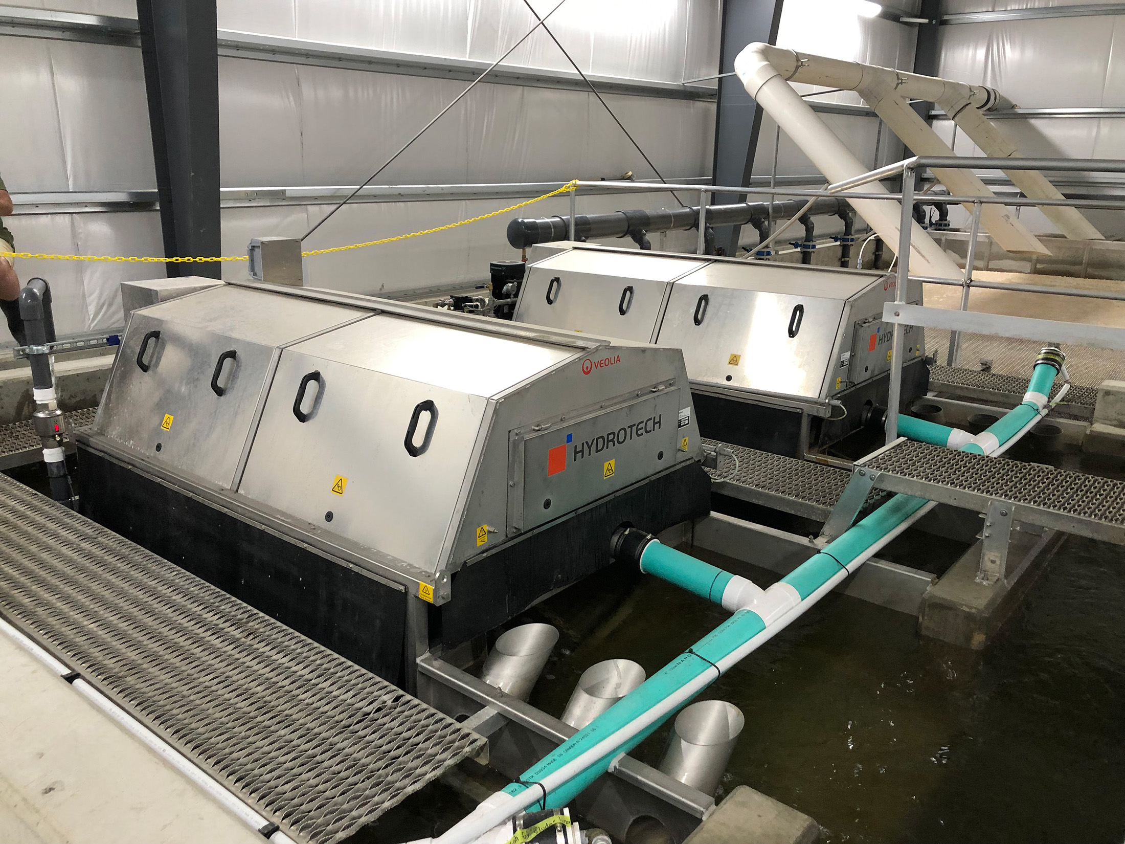 Hydrotech filter at Nechako White Sturgeon Conservation Center
